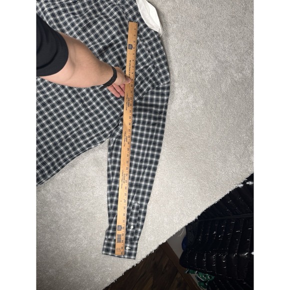 Polo Ralph Lauren Green / Yellow Plaid‎ Dress Shirt Sz 18.5 Slim Fit NWT $148 - Picture 10 of 12